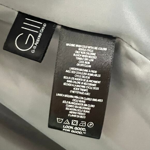 KENNETH COLE Trench Coat Belted Long Sleeve Shawl Collar Light Blue Size Large - Picture 9 of 10